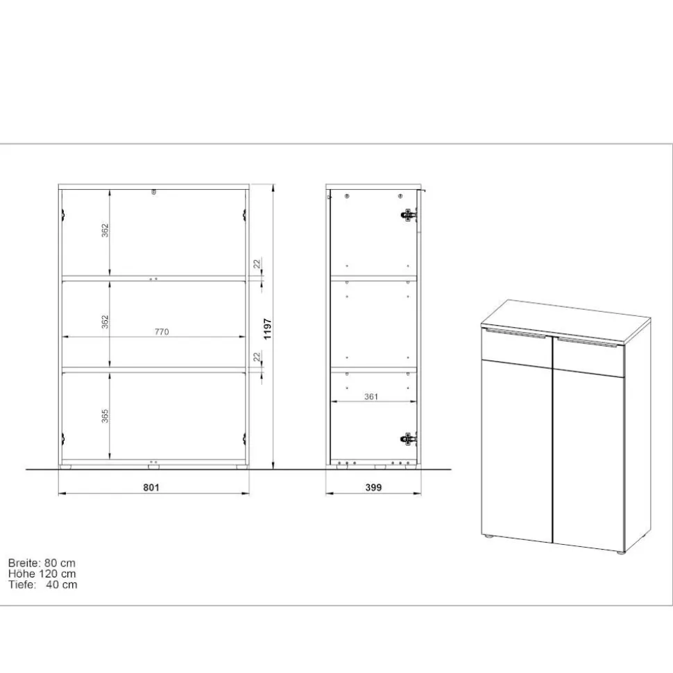 Aktenschrank Sanu
