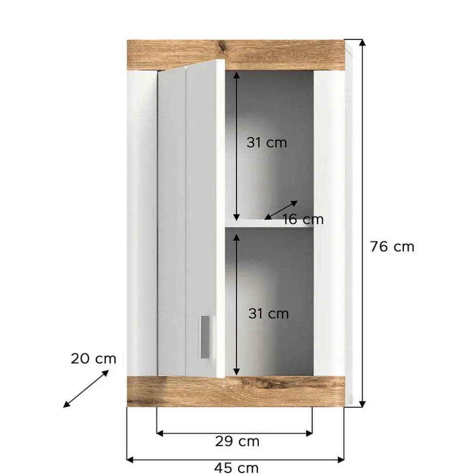 Badezimmerhängeschrank Liss