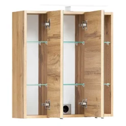 Badezimmerset mit Spiegelschrank Lactona