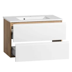 Badmöbel Set mit Waschbecken Lactona