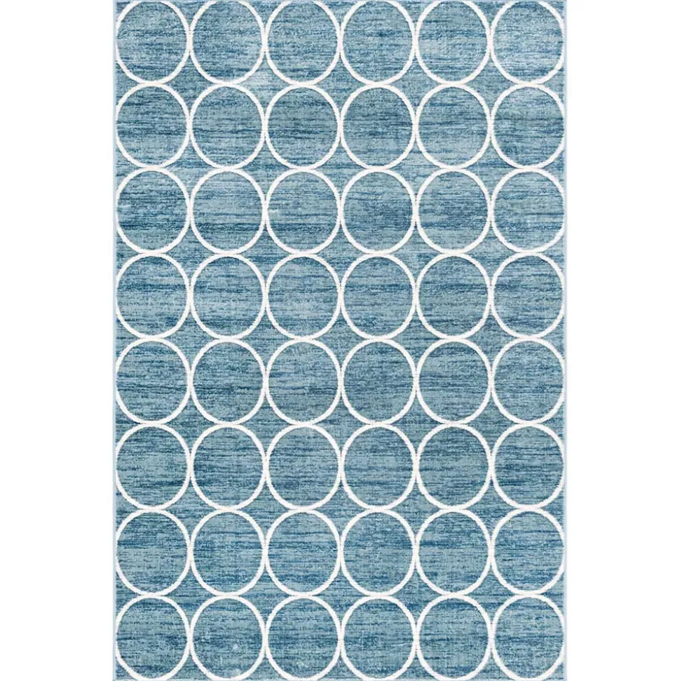 Blauer Teppich Acasa