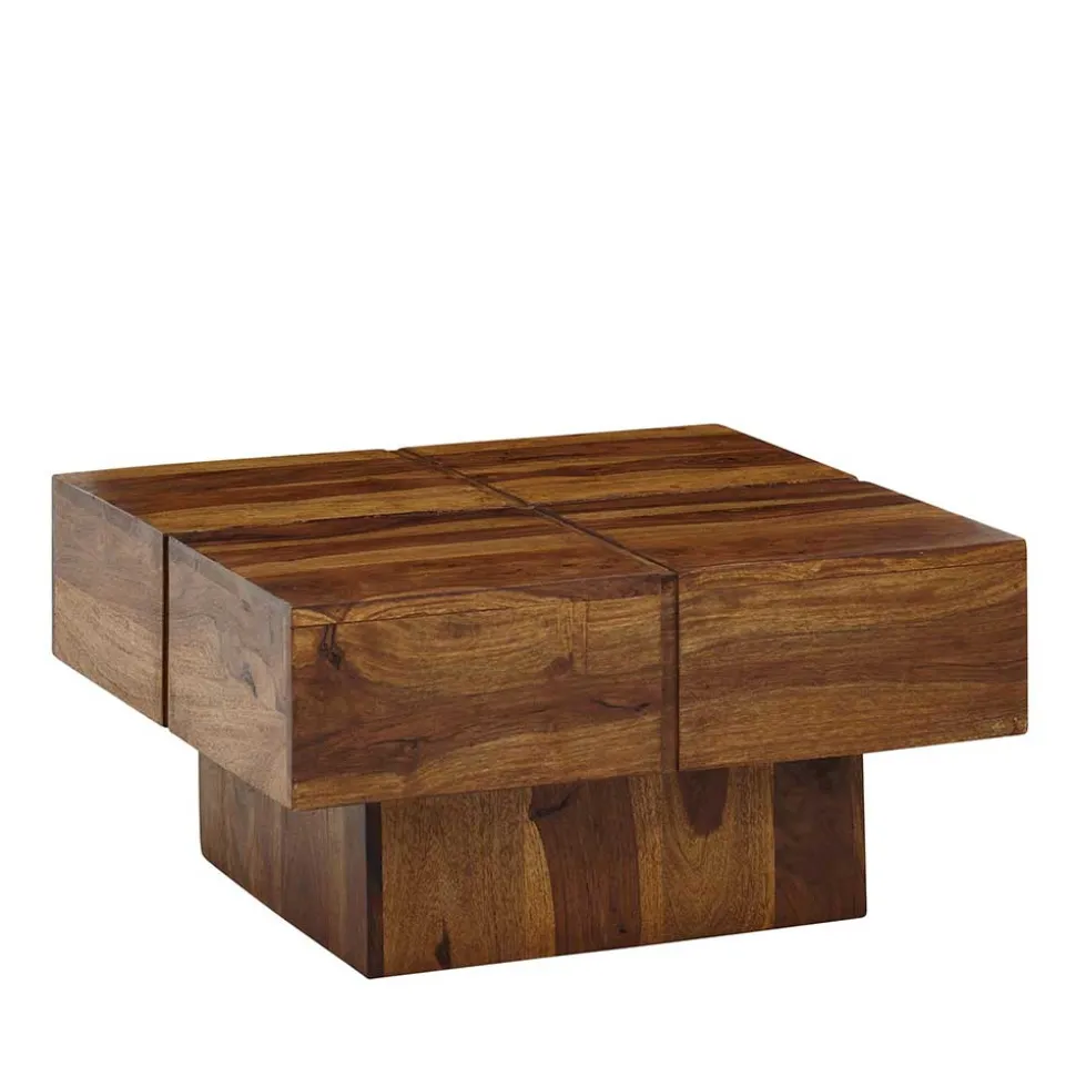 Block Couchtisch Holz Satos