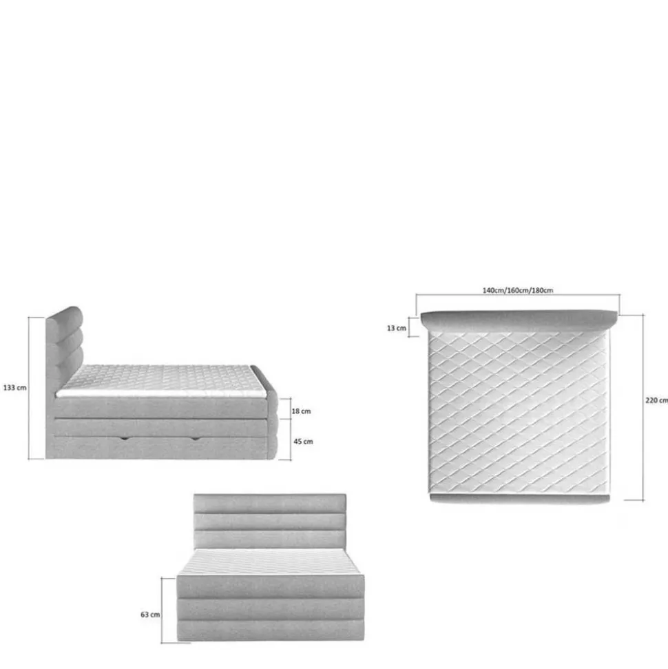 Boxspring Bett Sanfradia
