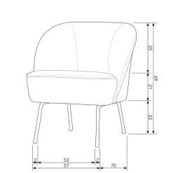Cocktailsessel Gifion