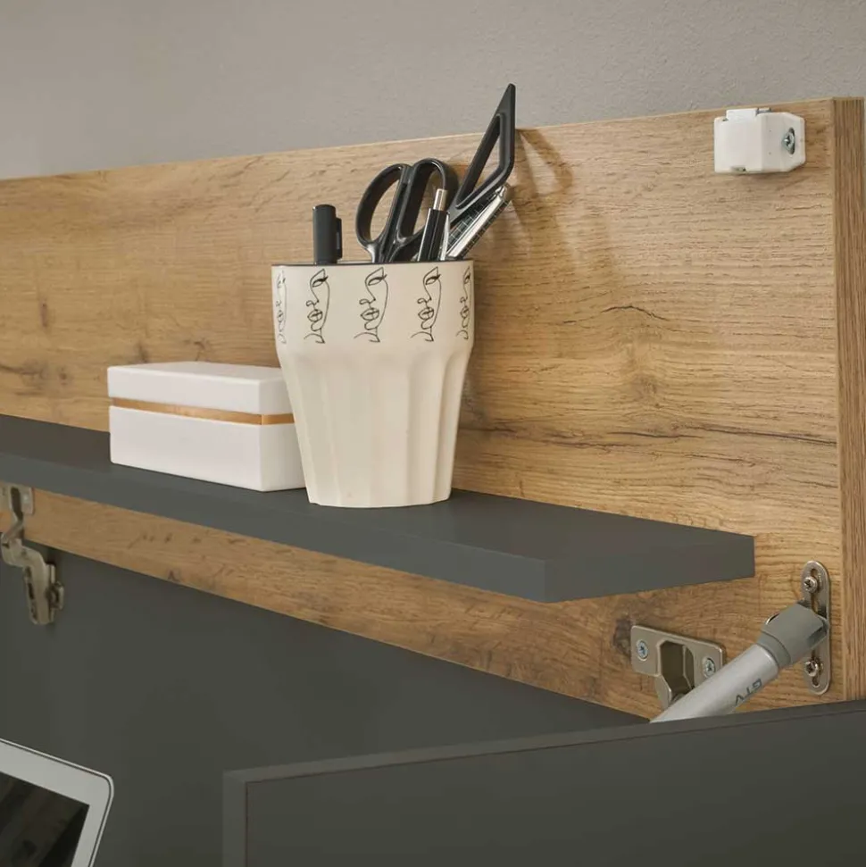 Design Wohnwand mit Schreibtisch Uzniana