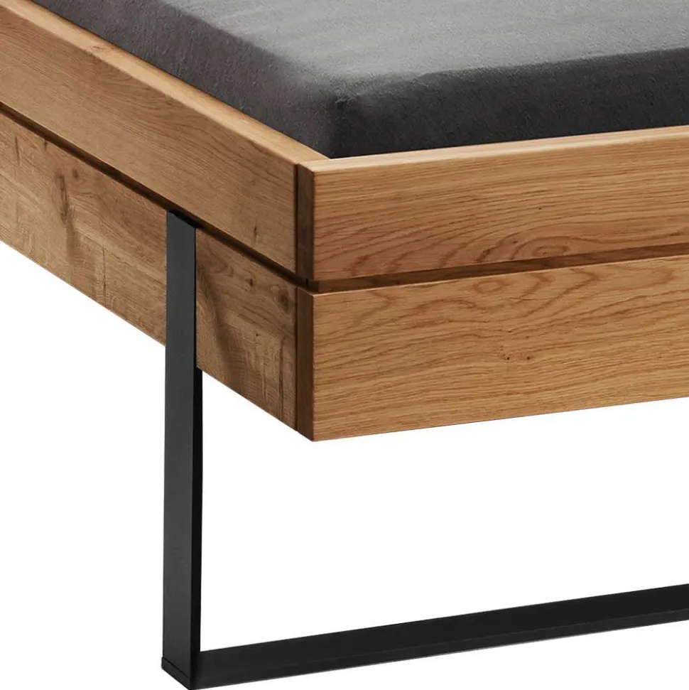 Doppel Bett Wildeiche Scoddo