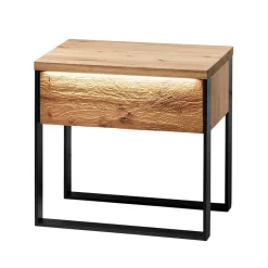 Doppel Bett Wildeiche Scoddo