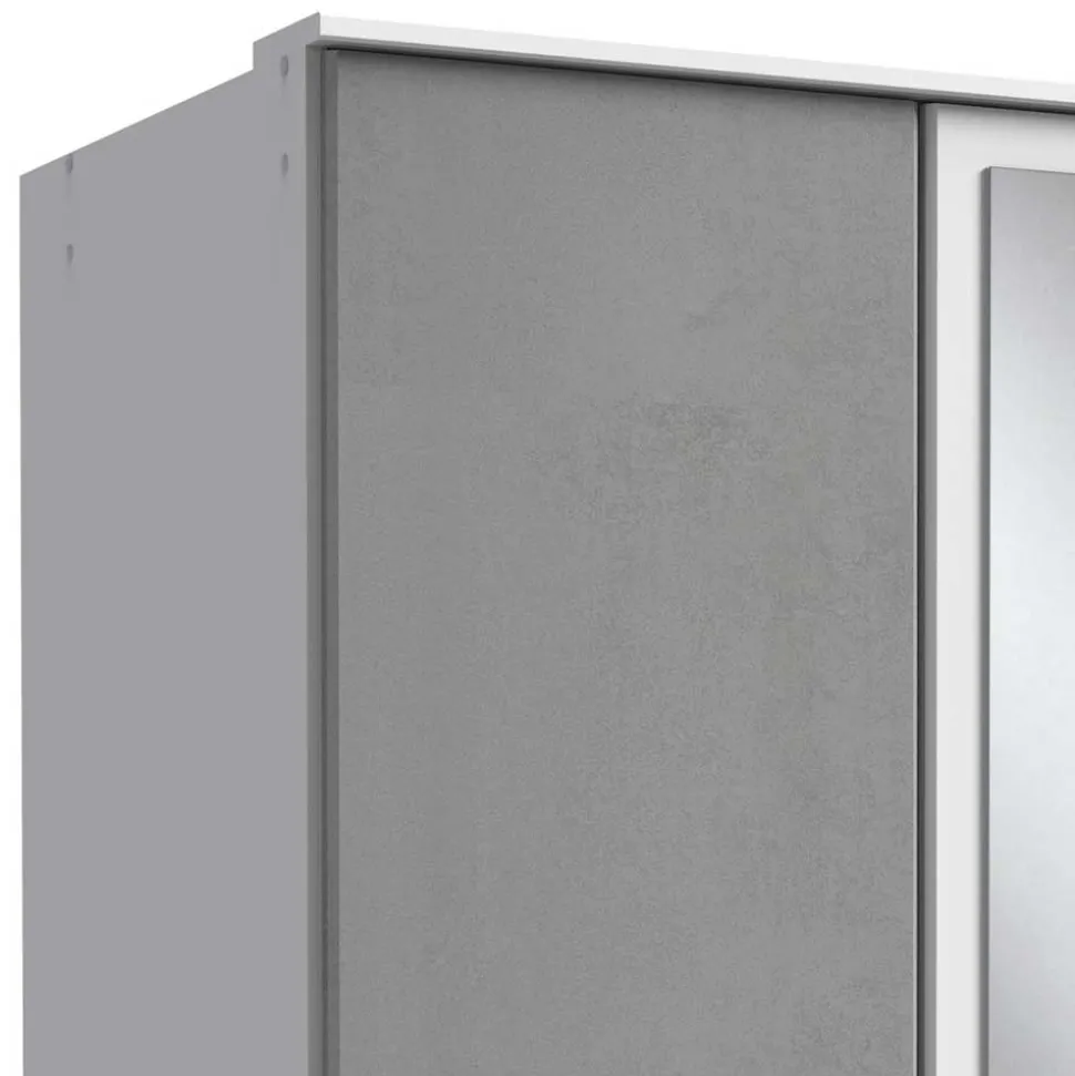 Drehtürenschrank mit Spiegel Lentina