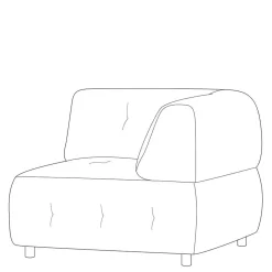 Eckelement Modulcouch Luoton