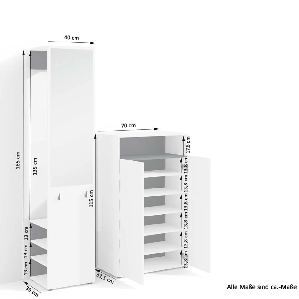 Garderobenset Elara