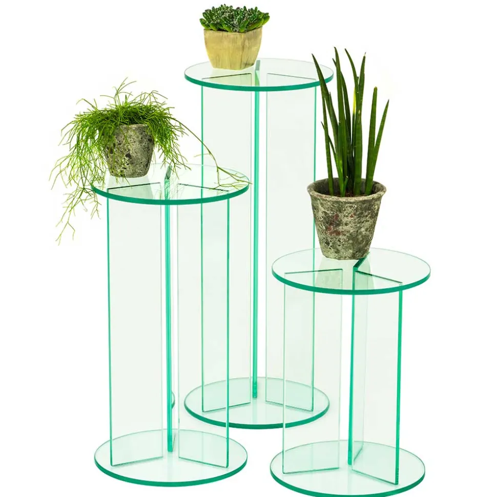 Glas Blumenständer Chaplin