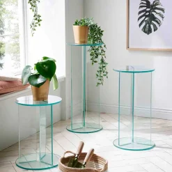 Glas Blumenständer Chaplin