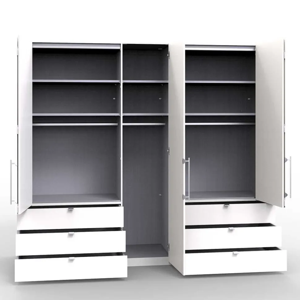 Großer Schlafzimmerkleiderschrank Yunidra