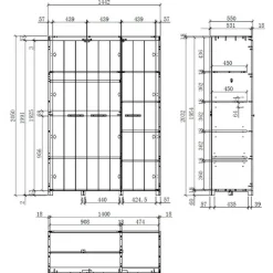 Jugendzimmer Set Demossa