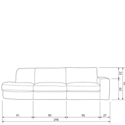 Mehrsitzer Sofa Fredoco