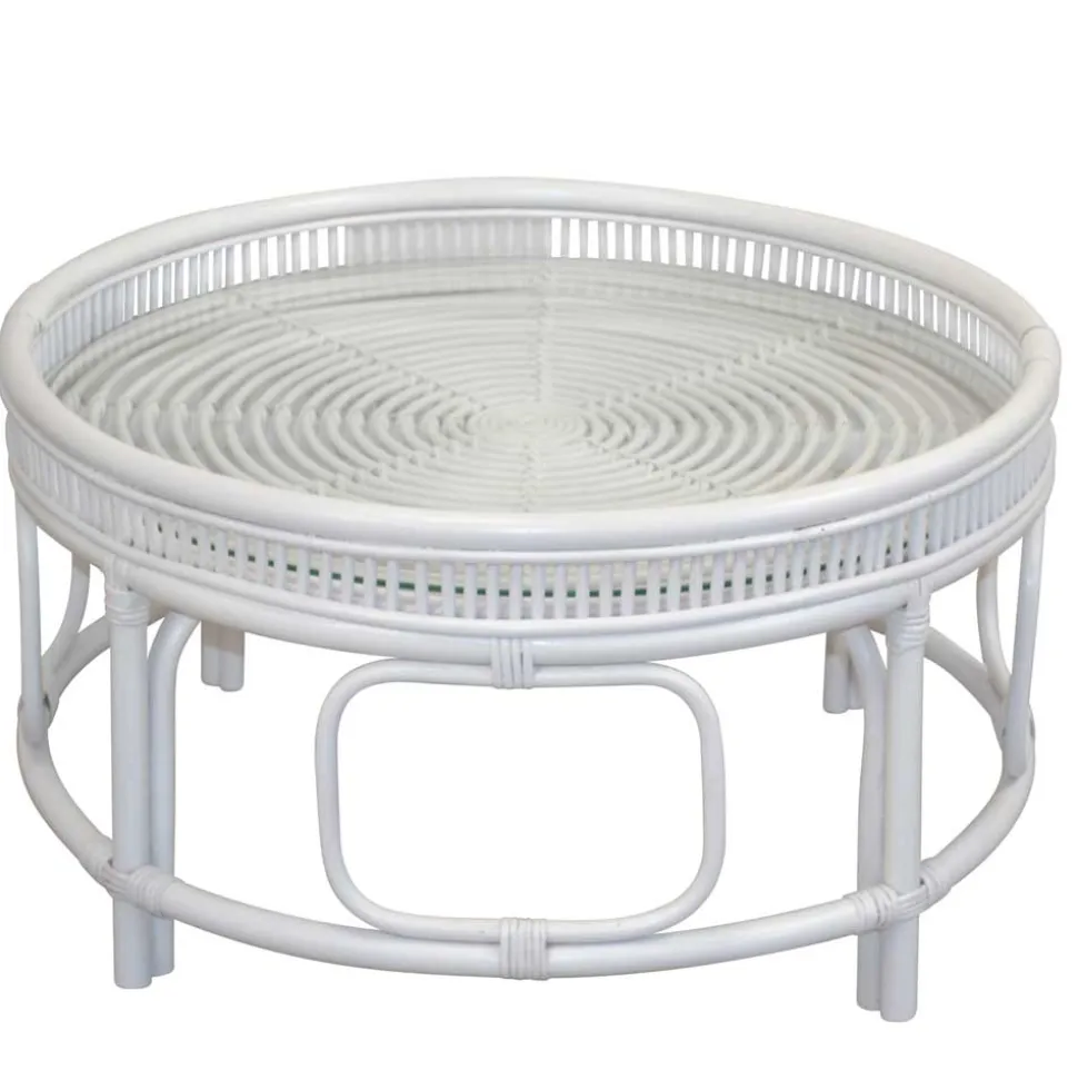 Rattan Couchtisch Millana