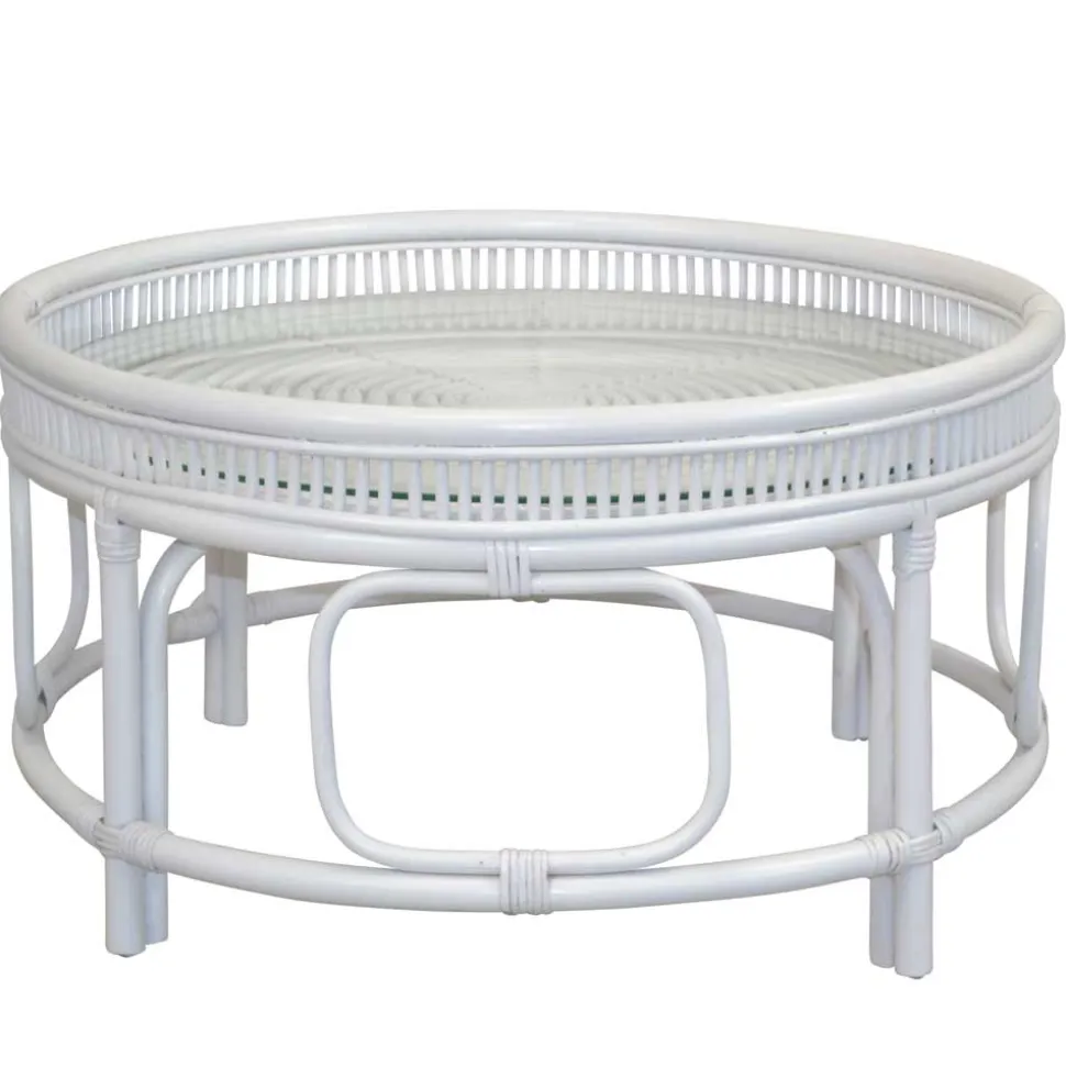 Rattan Couchtisch Millana