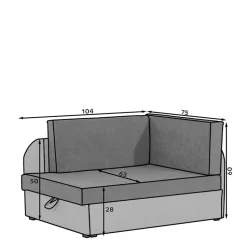 Schlafsofa Ruberta