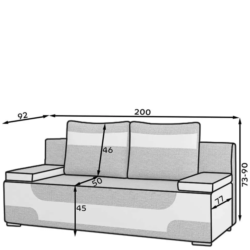 Schlafsofa Tauron
