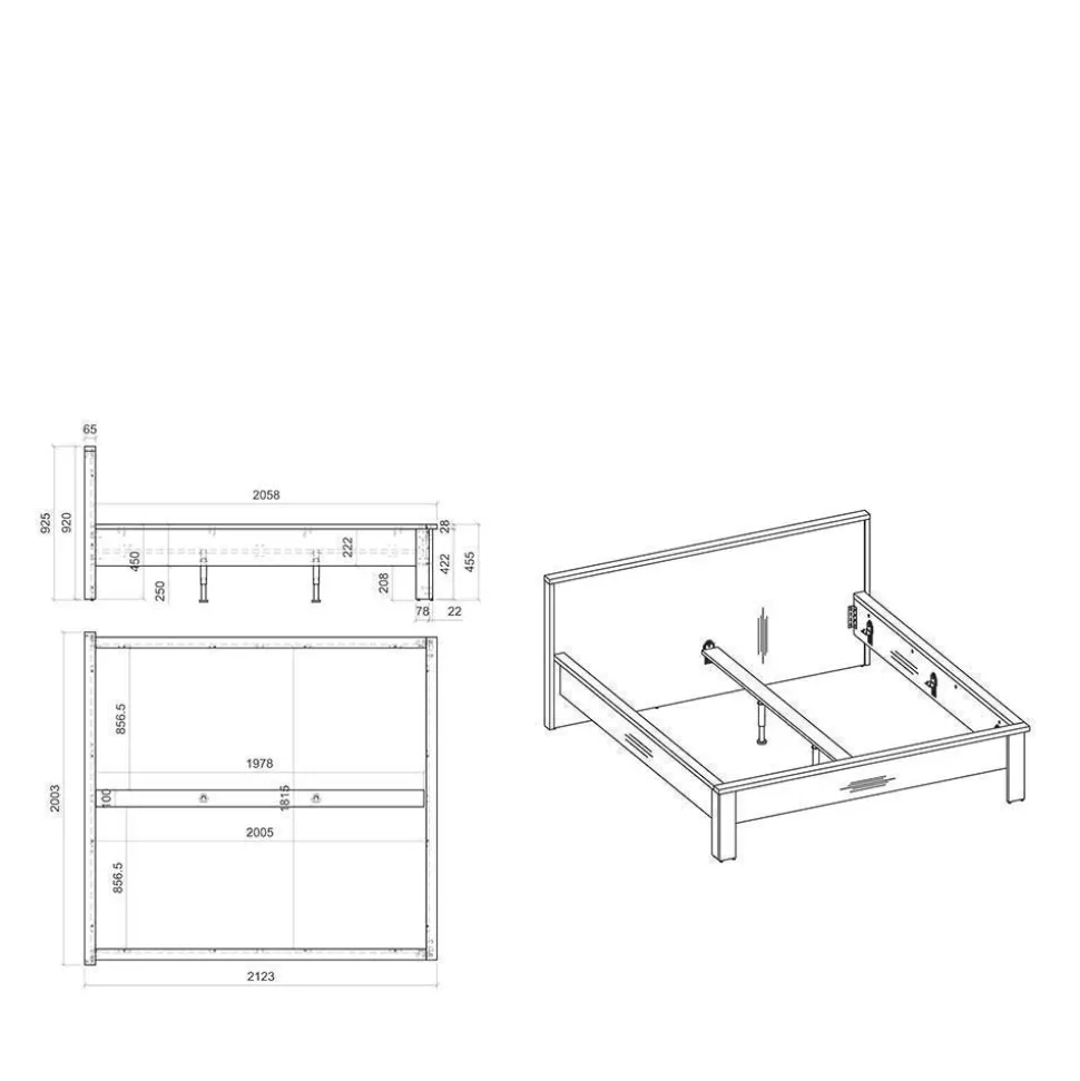 Schlafzimmerkomplettset Studiana