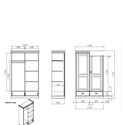 Schlafzimmerschrank Aluko