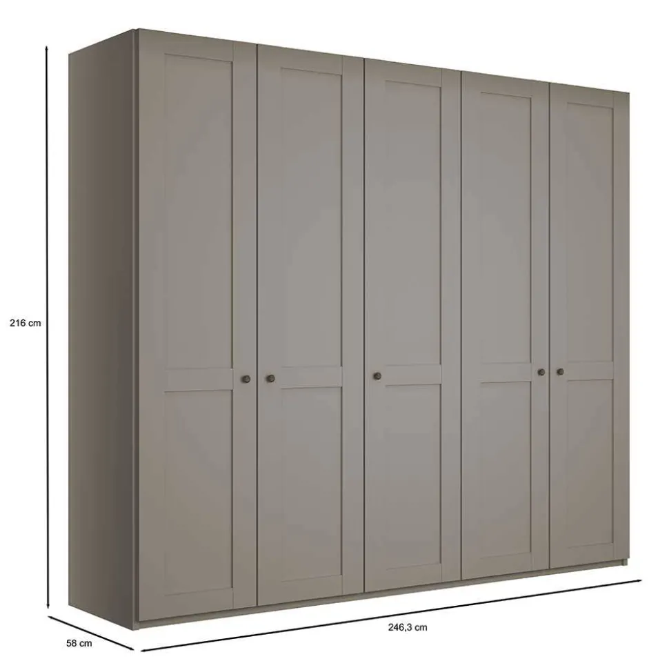 Schlafzimmerschrank 5-tuerig Saconso