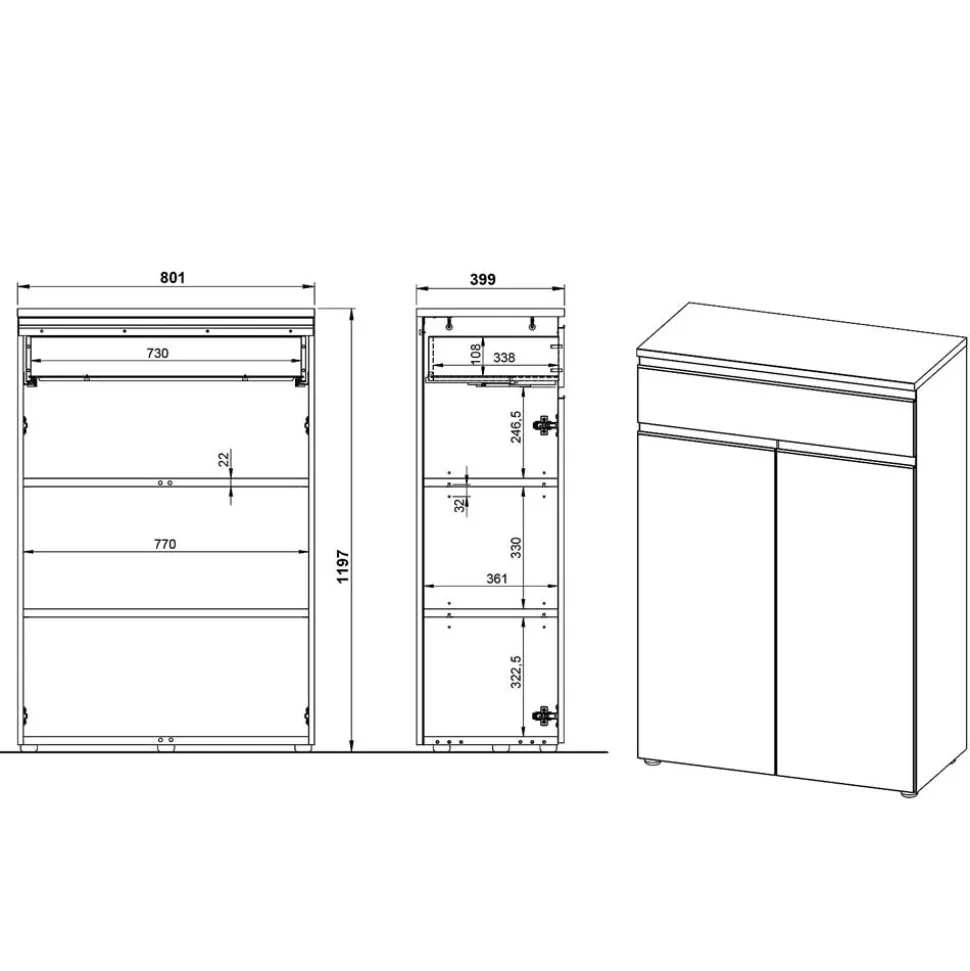 Schrank Büro Juanda