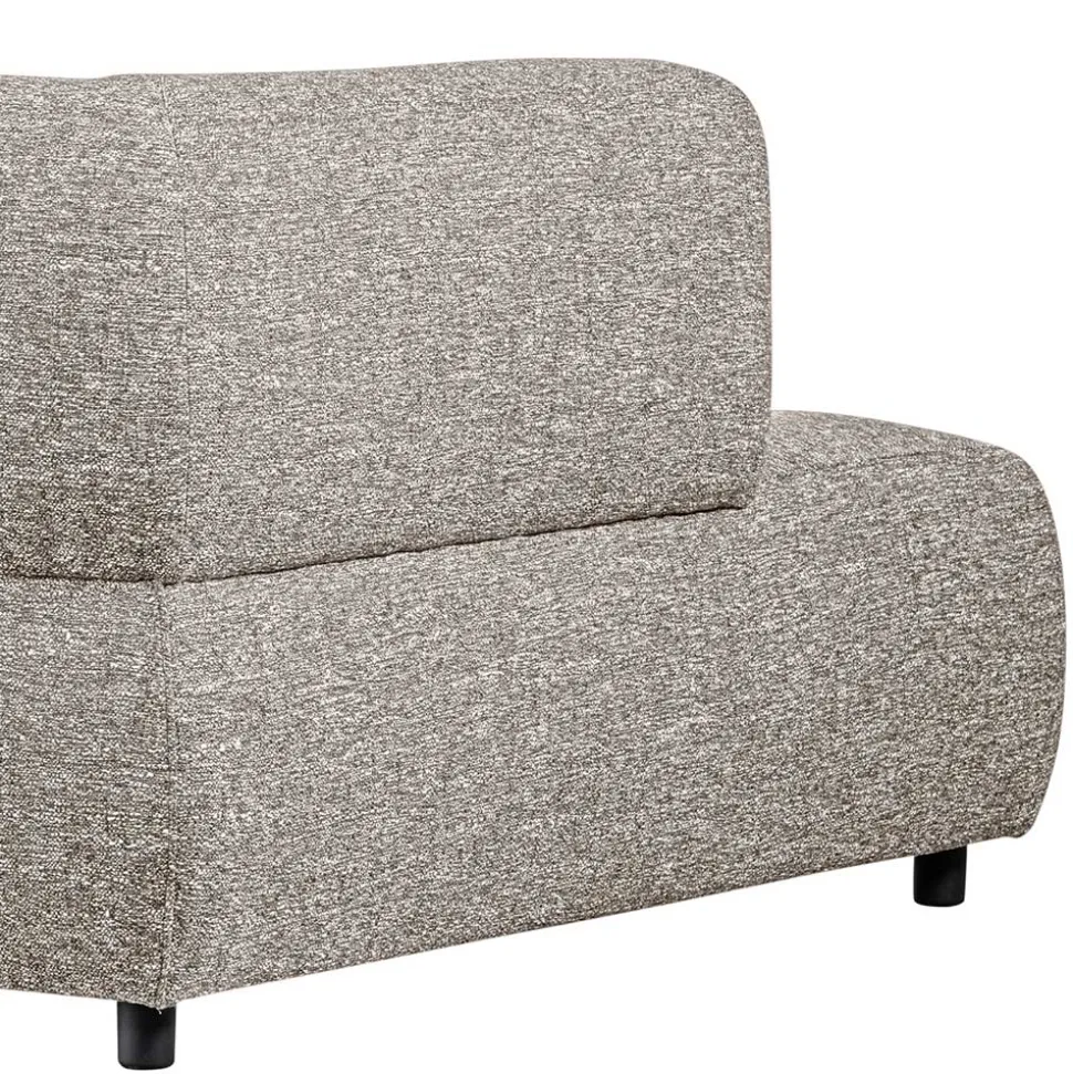 Sofa Element links hellgrau Ajama