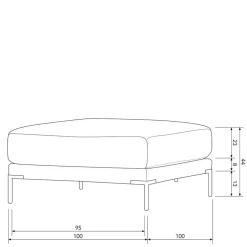 Sofa Kombination Taupe Udjaca