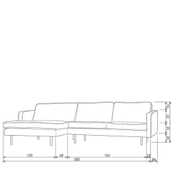 Sofaecke Droston