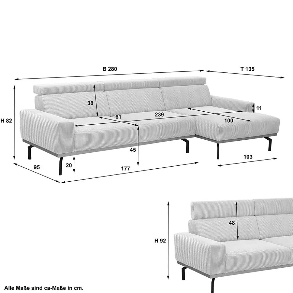 Sofaecke Plane
