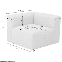 Sofaelement Felictia