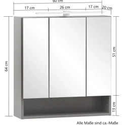 Spiegelschrank Landhaus Vressa