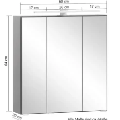 Spiegelschrank Pegruan