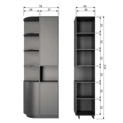 Stauraum Schrank Vreino