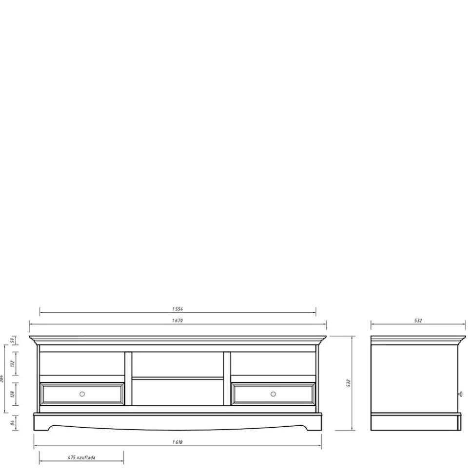 Unterschrank Fernseher Renero