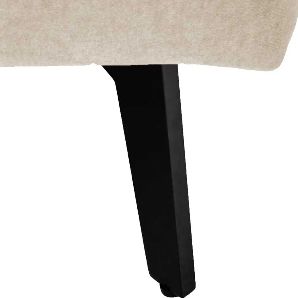 Velours Polsterbett Beige Sonna