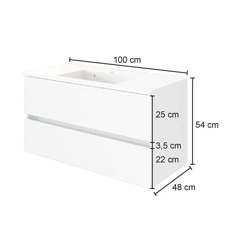 Waschbeckenschrank Vimmos