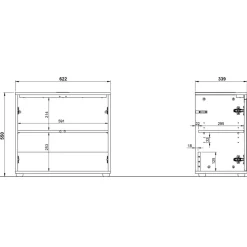 Waschbeckenunterschrank Apulciana