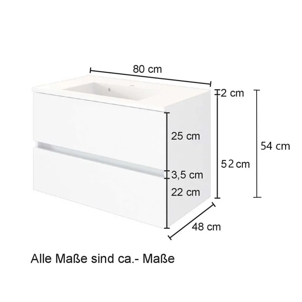 Waschtischunterschrank Curdinan