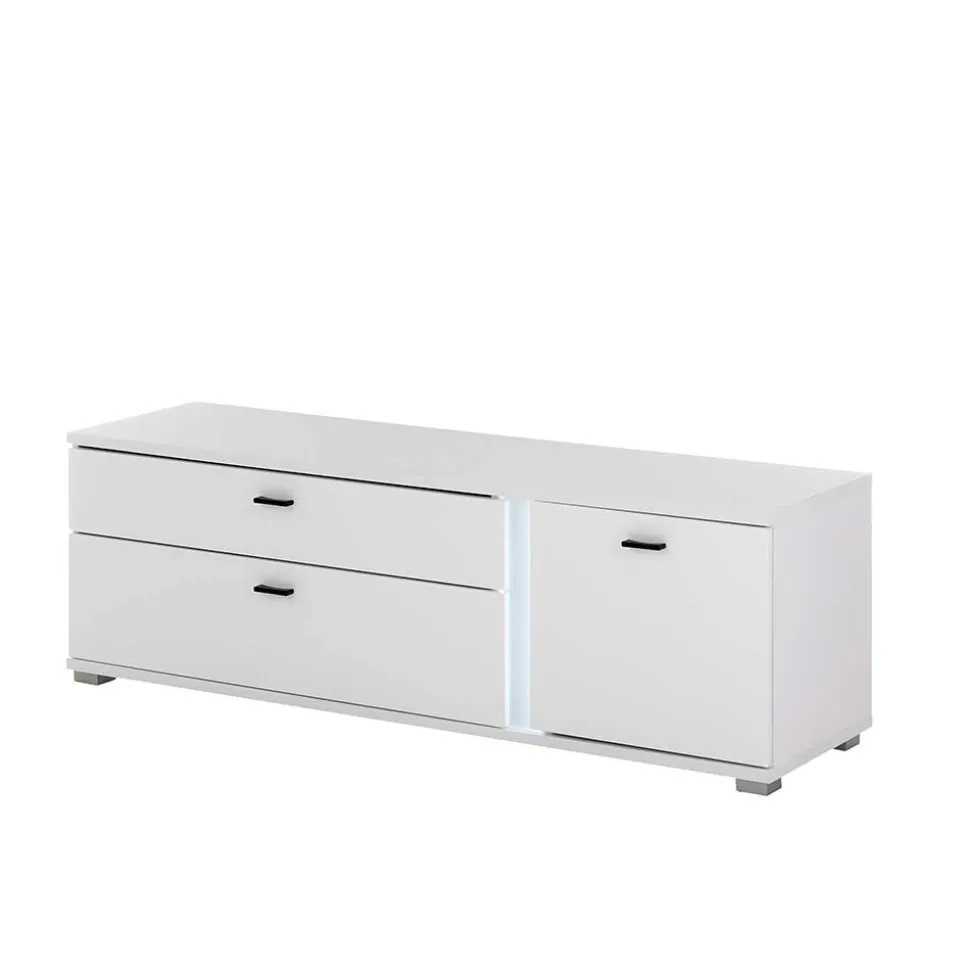 Weiße Design Wohnwand Constantin