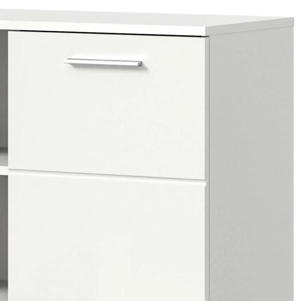 Weiße Garderobe Ampiano