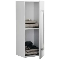 Weißer Bad Wandschrank Selami