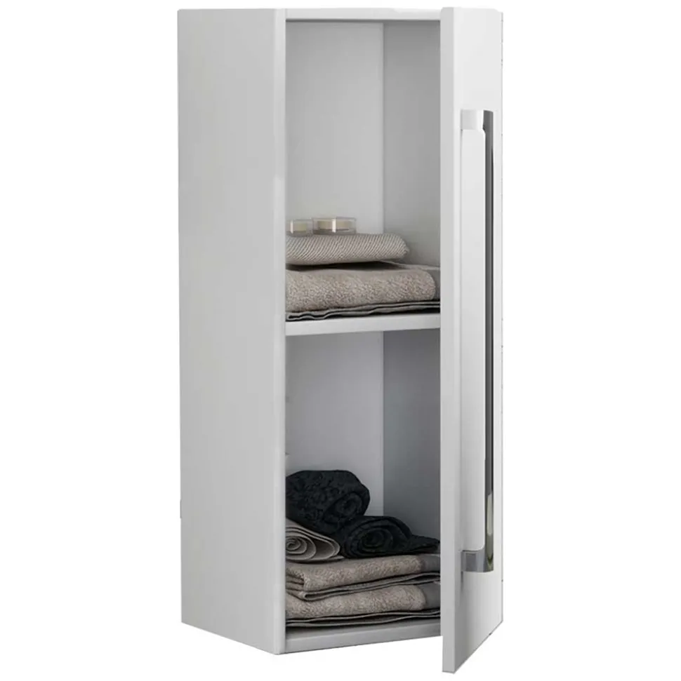 Weißer Bad Wandschrank Selami
