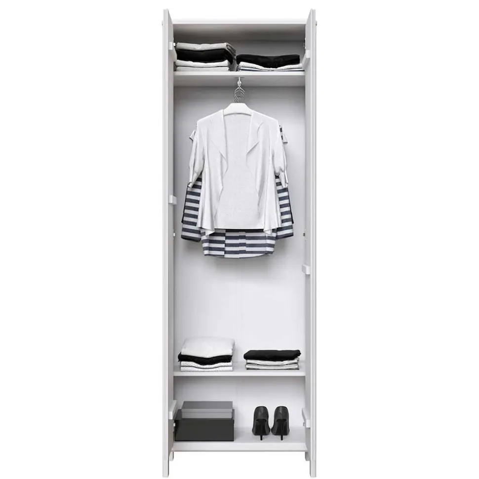 Weißer Dielenschrank Sanakas
