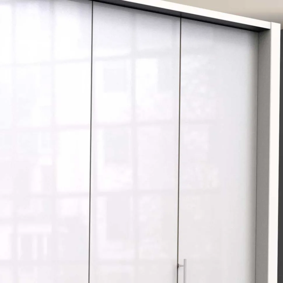 Weißer Falttürenschrank Grinzia