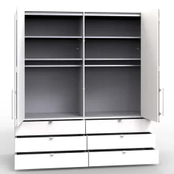 Weißer Kleiderschrank Grinzia