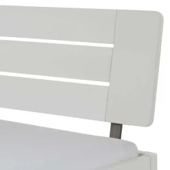 Weißes Bett 140x200 cm Zonga