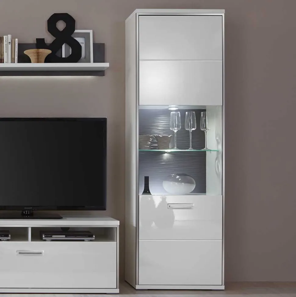 Wohnwand Vitrine Lefaria