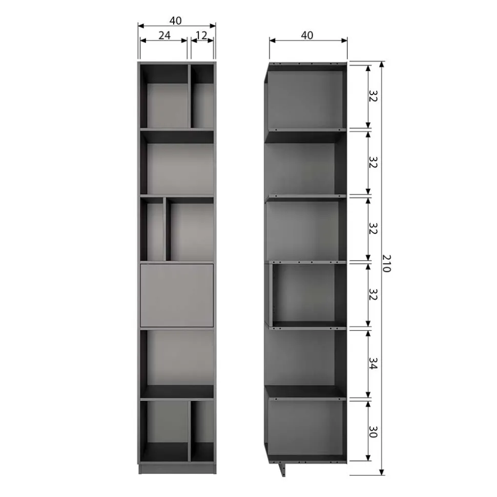 Wohnzimmer Regal Vreino